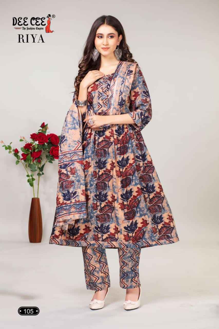 Deecee Riya Cambric Cotton Dress Material (6 Pc Catalog)