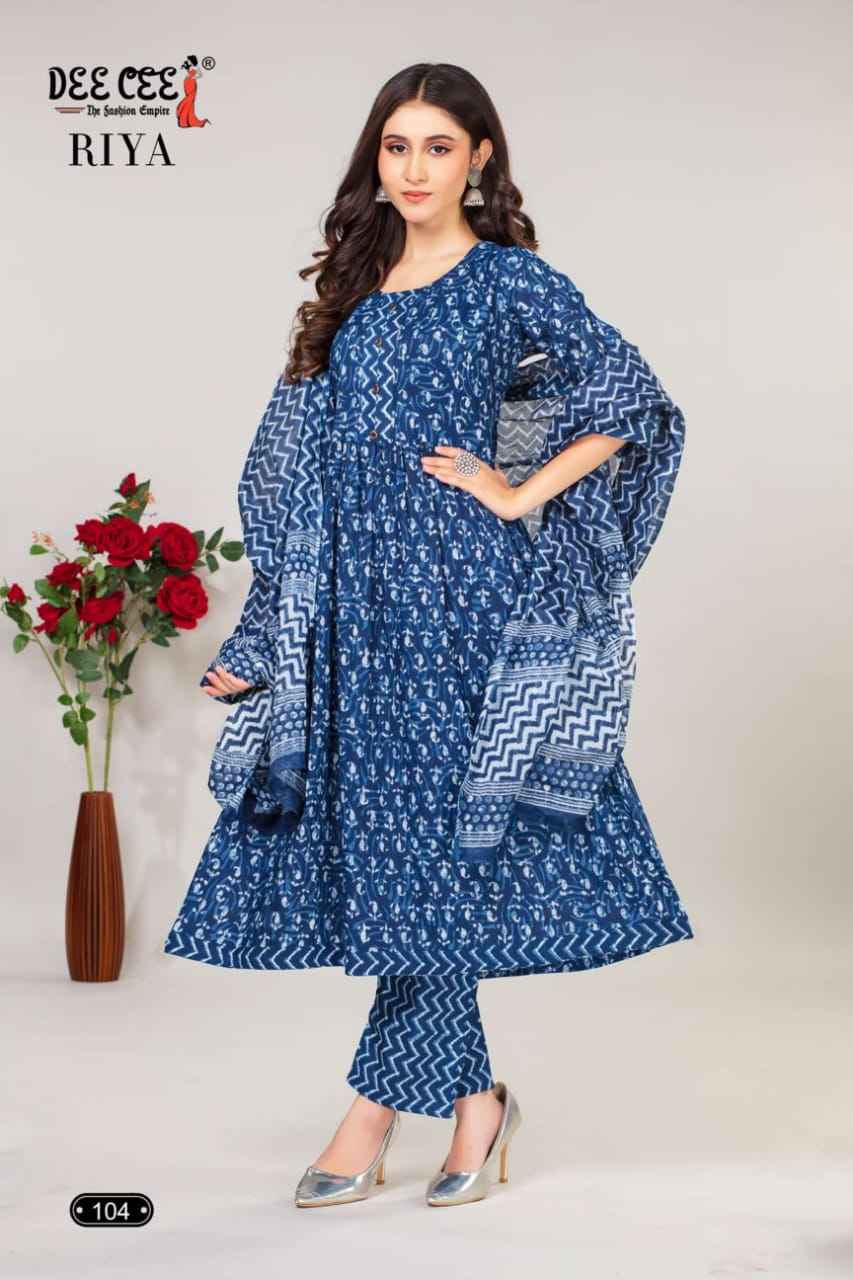 Deecee Riya Cambric Cotton Dress Material (6 Pc Catalog)