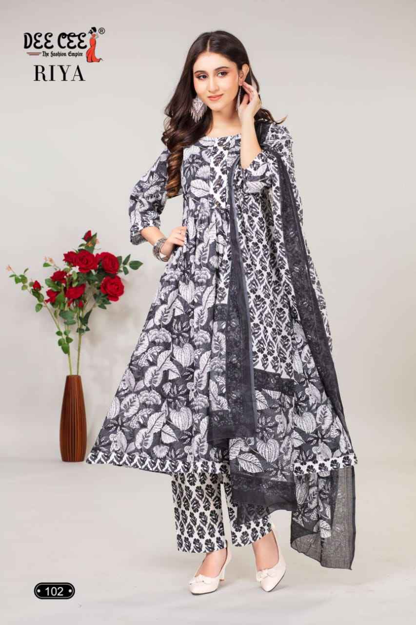 Deecee Riya Cambric Cotton Dress Material (6 Pc Catalog)