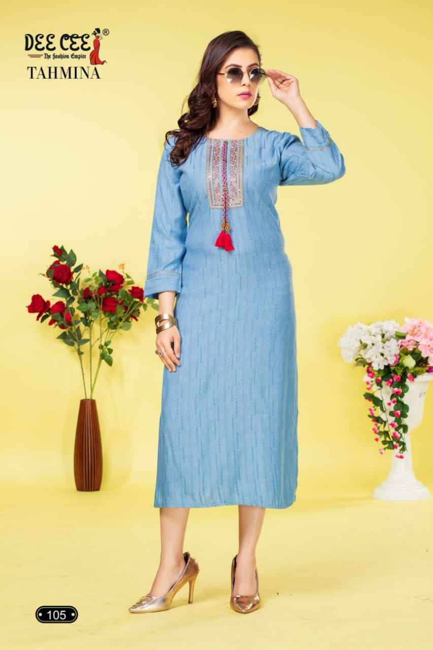 Deecee Tahmina A Line  Kurti (6 pcs Catalogue)