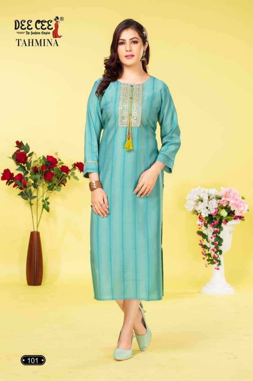 Deecee Tahmina A Line  Kurti (6 pcs Catalogue)