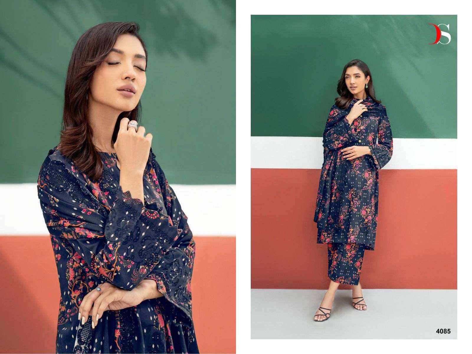 Deepsy Aniq 24 Cotton Dress Material 6 pcs Catalogue