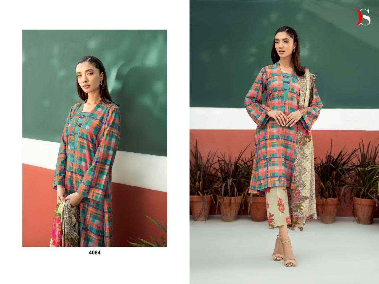 Deepsy Aniq 24 Cotton Dress Material 6 pcs Catalogue