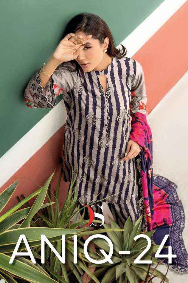 Deepsy Aniq 24 Cotton Dress Material 6 pcs Catalogue