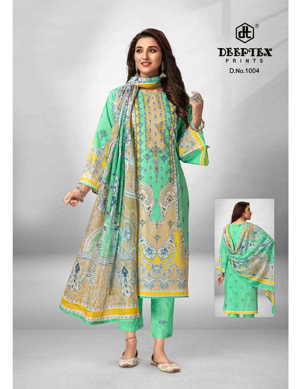 Deeptex Roohi Zara Vol 1 Lawn Cotton Dress Material 8 pcs Catalogue