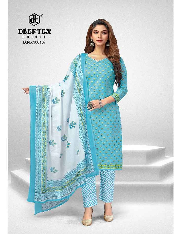 Printed RANDOM Deeptex Miss India Cotton Dress Material at Rs 300 in  Hyderabad