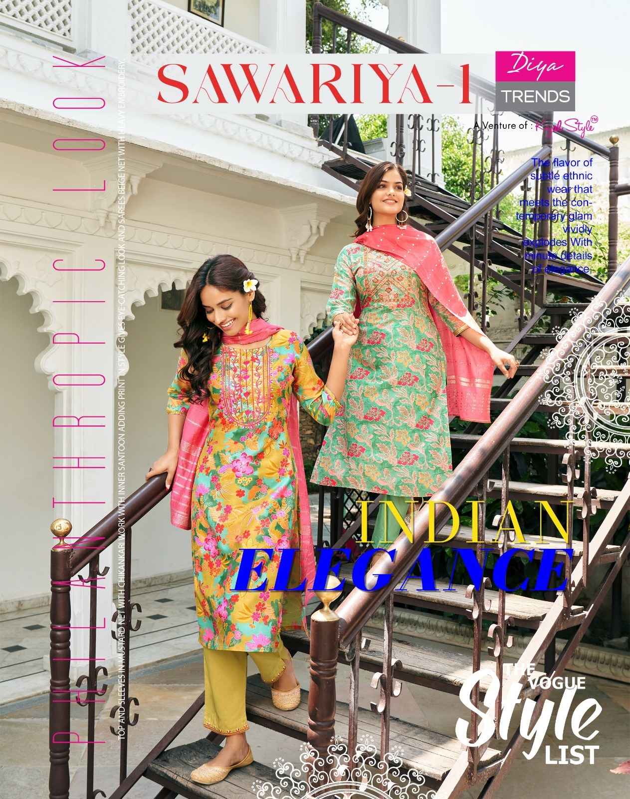 Diya Trends Sawariya Vol-1 Readymade Suit (8 Pc Catalouge)