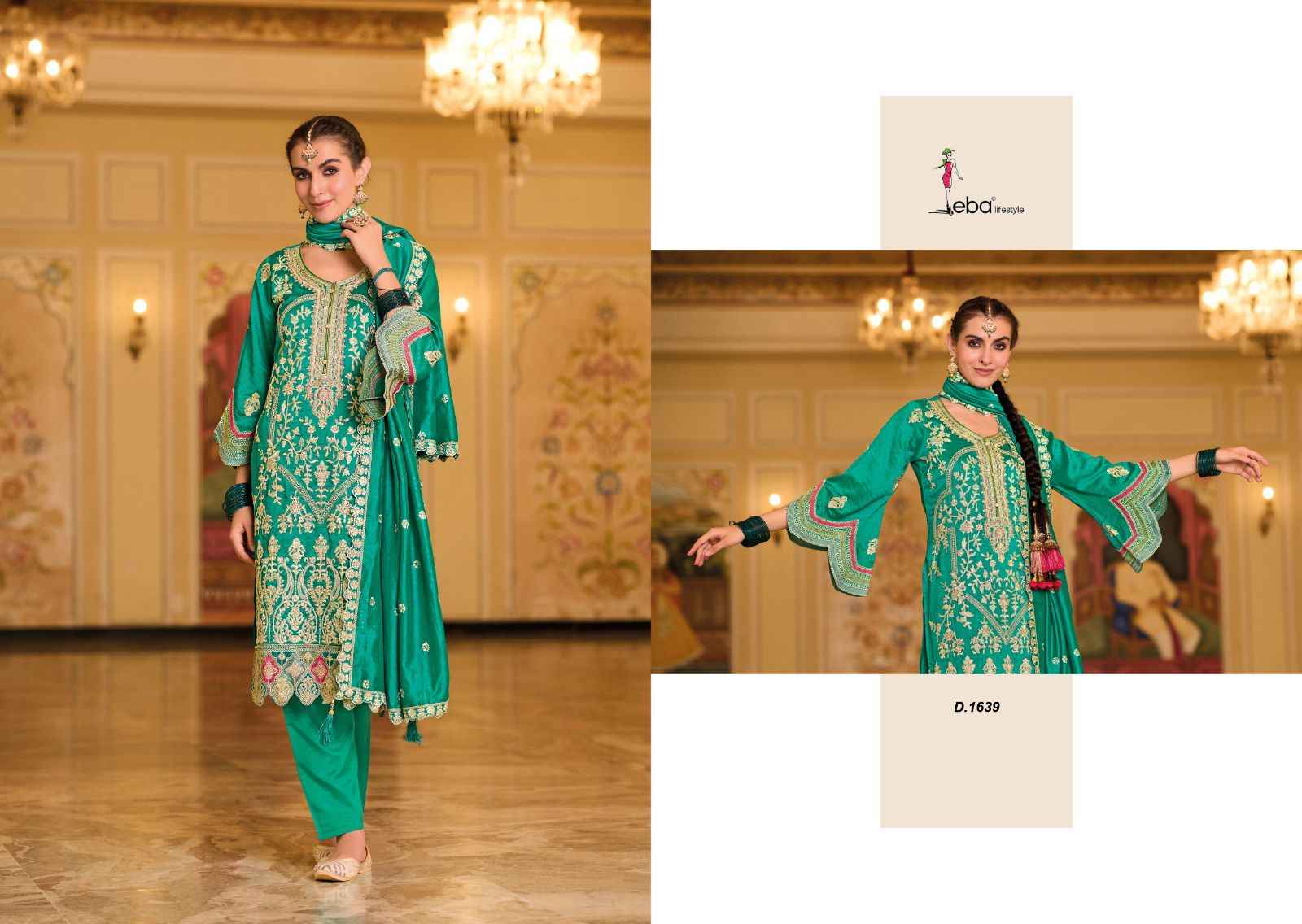 Eba Lifestyle Anokhi Premium Silk Readymade Suit (2 Pc Catalog)