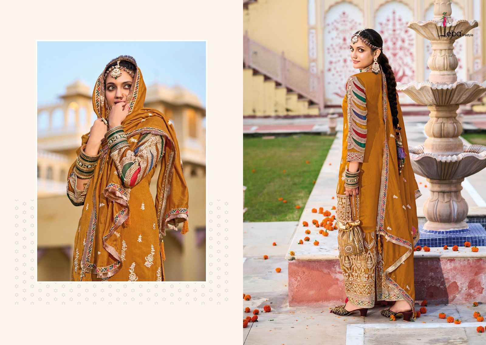 Eba Lifestyle Sangini Color Premium Silk Readymade Suit (3 Pc Catalog)