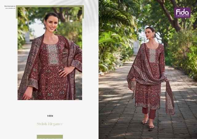 Fida Kanishk Karachi Cotton Dress Material 6 pcs Catalogue