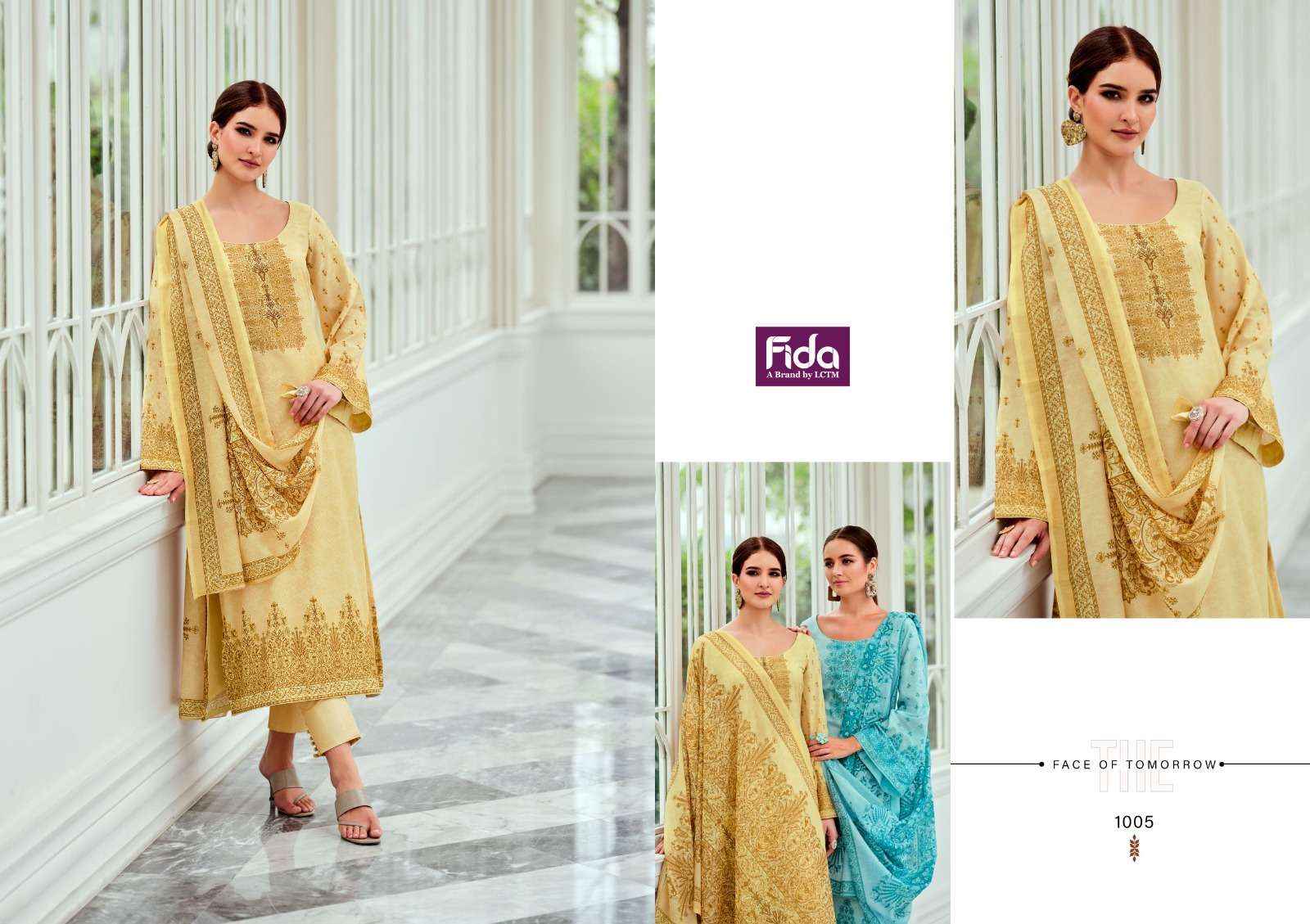 Fida Posheeda Cotton Dress Material 6 pcs Catalogue