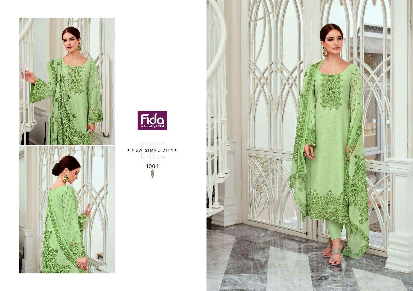 Fida Posheeda Cotton Dress Material 6 pcs Catalogue