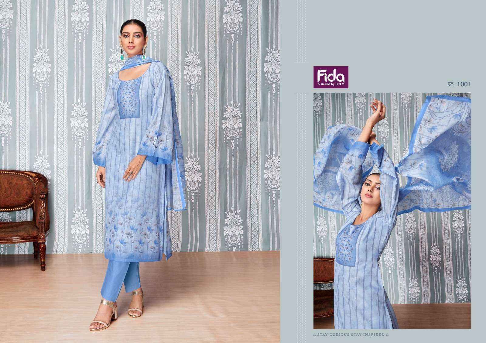 Fida Yami Cotton Dress Material 6 pcs Catalogue