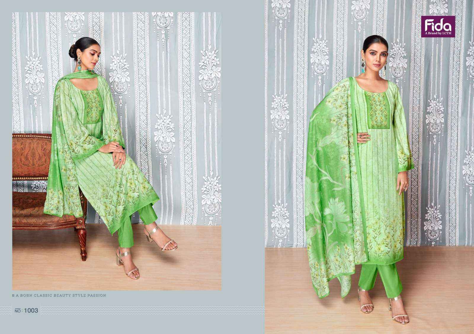 Fida Yami Cotton Dress Material 6 pcs Catalogue