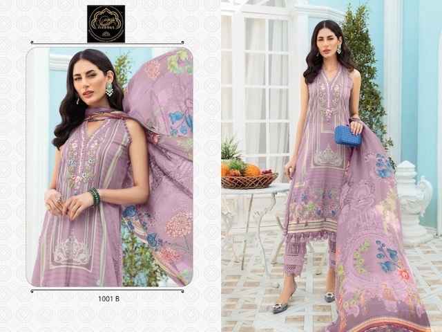 Firdous Maria B Vol 1 Cotton Dress Material 4 pcs Catalogue