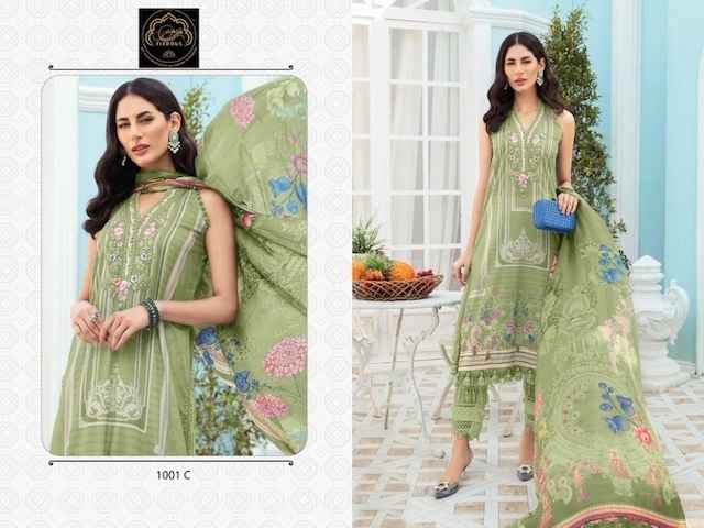 Firdous Maria B Vol 1 Cotton Dress Material 4 pcs Catalogue