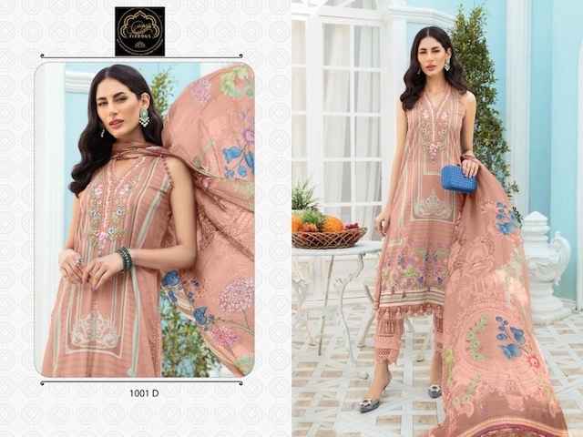 Firdous Maria B Vol 1 Cotton Dress Material 4 pcs Catalogue