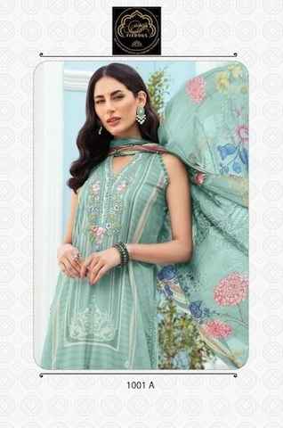 Firdous Maria B Vol 1 Cotton Dress Material 4 pcs Catalogue