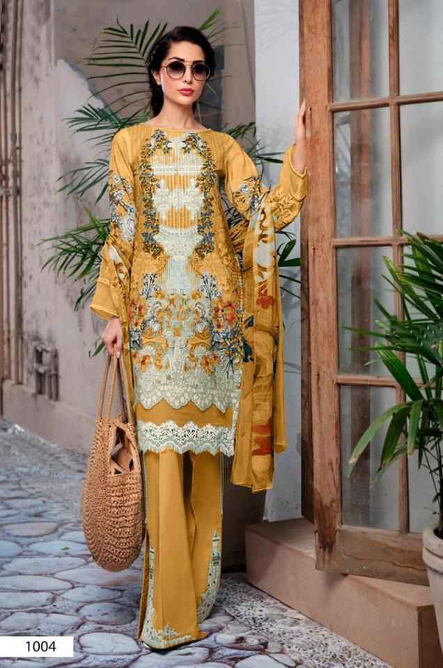 Firdous Marjaan Vol 1 Cotton Dress Material 4 pcs Catalogue