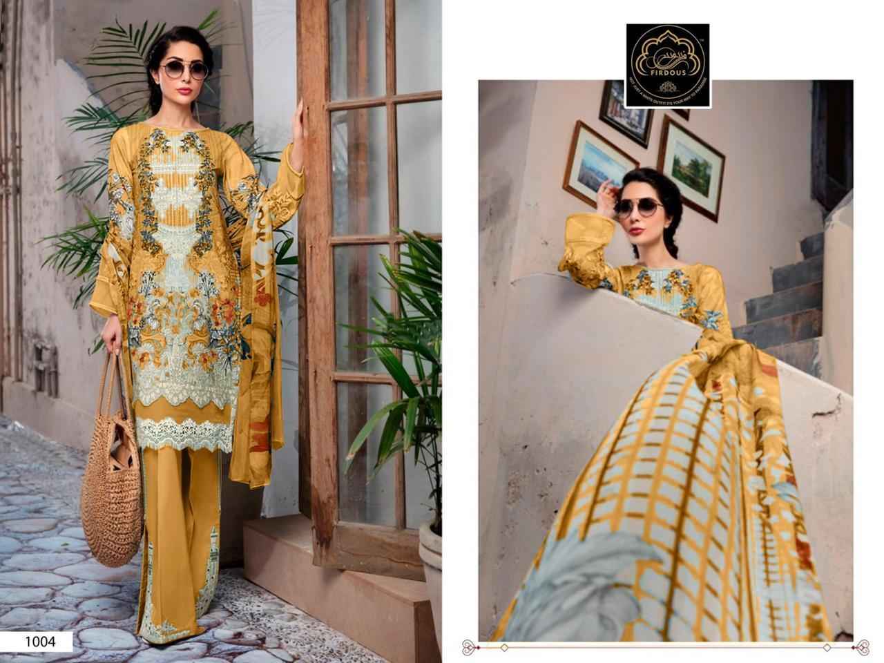 Firdous Marjaan Vol 1 Cotton Dress Material 4 pcs Catalogue