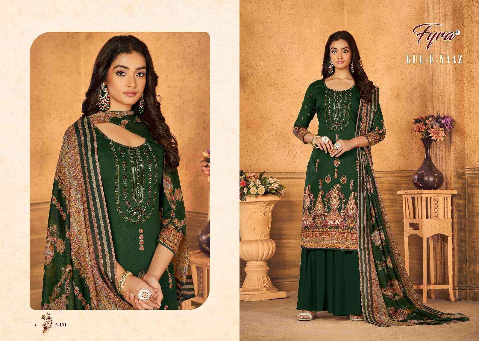 Fyra Designing Hub Gul-E-Naaz Cotton Dress Material 10 pcs Catalogue