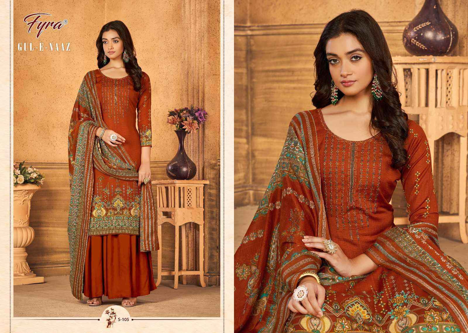 Fyra Designing Hub Gul-E-Naaz Cotton Dress Material 10 pcs Catalogue