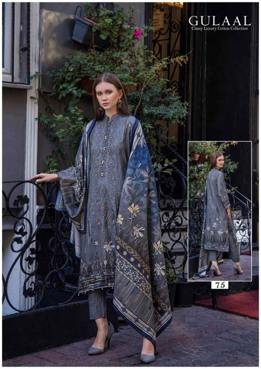 Gulaal Vol 8 Cotton Dress Material 10 pcs Catalogue
