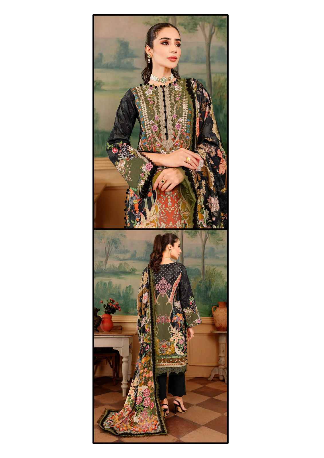 Gull Ahmed Lawn Collection Riwayat Vol-5 Dress Material (6 Pc Catalouge)