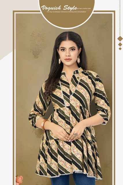 Hirwa Shefali Vol 3 Heavy Rayon Kurti 8 pcs Catalogue