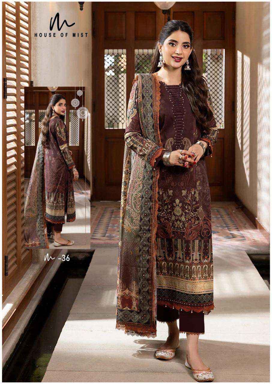 House Of Mist Ghazal Cotton Collection Vol 4 Cotton Dress Material 6 pcs Catalogue