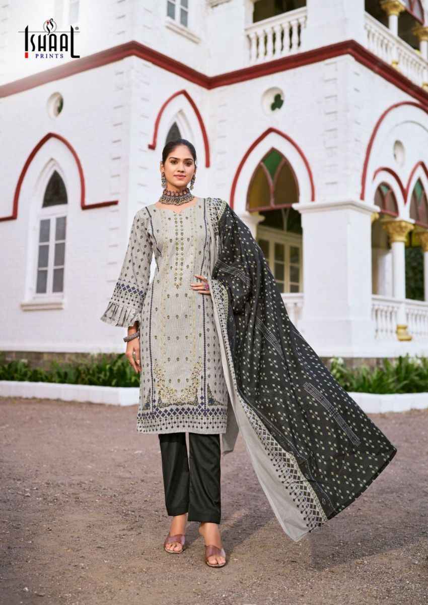 Ishaal Embroidered Vol 6 Lawn Dress Material 10 pcs Catalogue