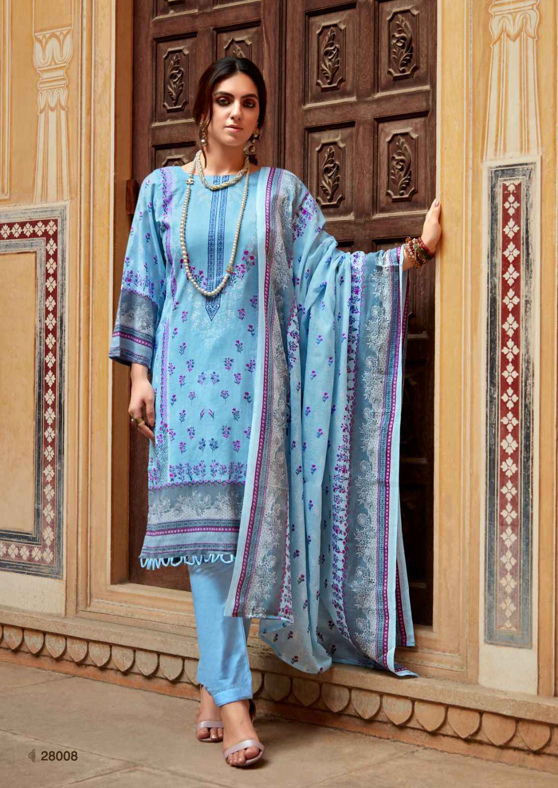 Ishaal Prints Gulmohar Vol-28 Pure Lawn Dress Material (10 Pc Catalouge)
