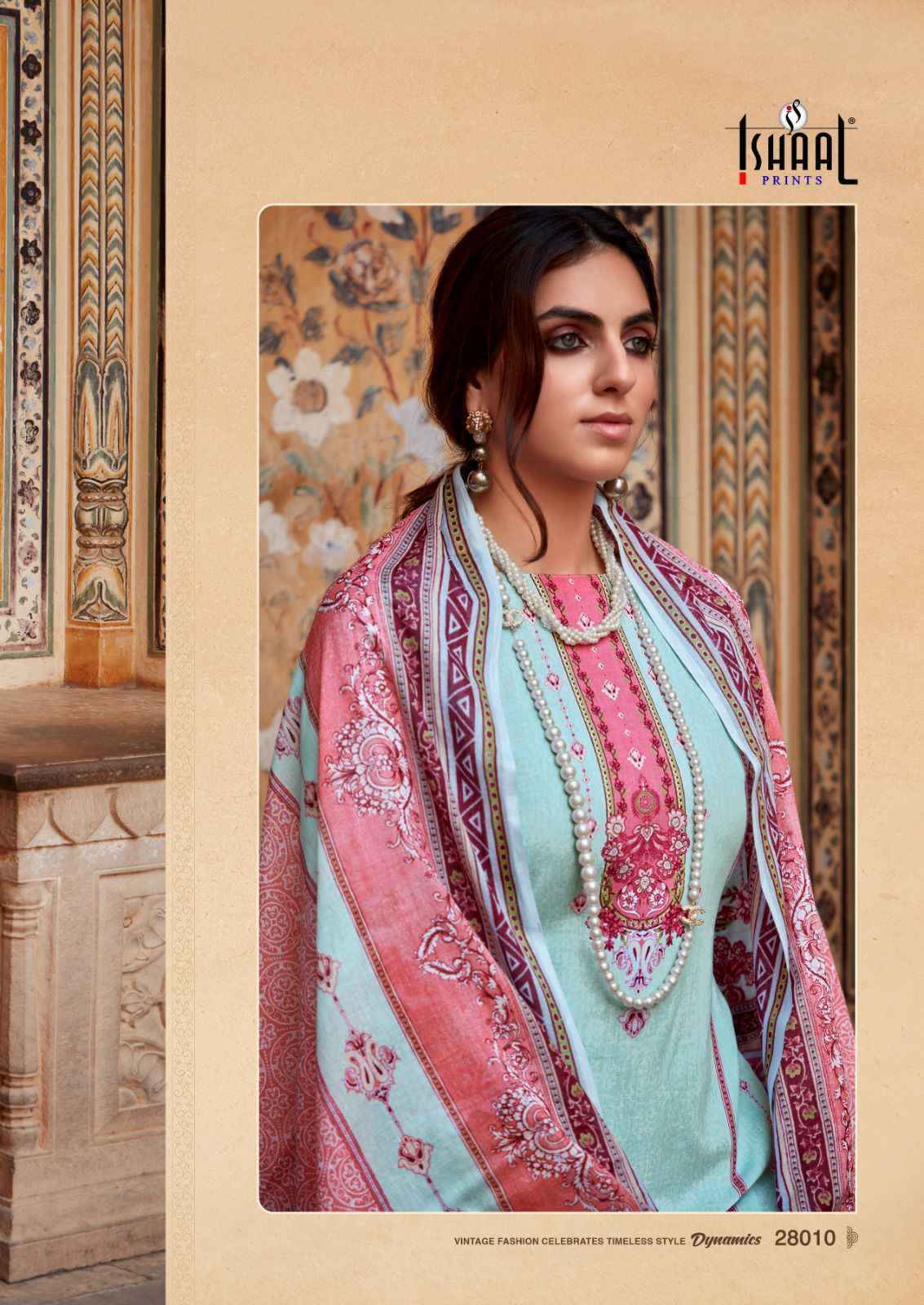Ishaal Prints Gulmohar Vol-28 Pure Lawn Dress Material (10 Pc Catalouge)