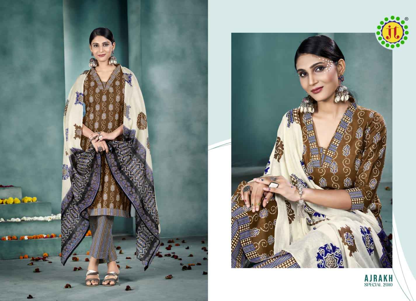 Jamatmal Tilokchand Ajrakh Special Vol-2 Cotton Dress Material (10 Pc Catalog)