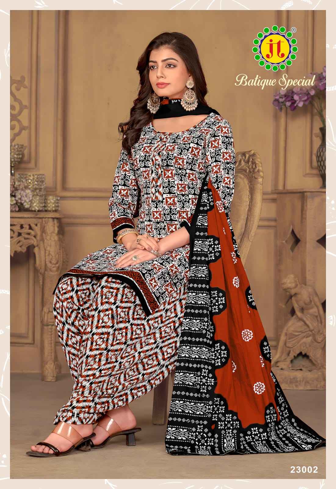 Jamatmal Tilokchand Batik Print Vol-23 Cotton Dress Material (10 Pc Catalog)