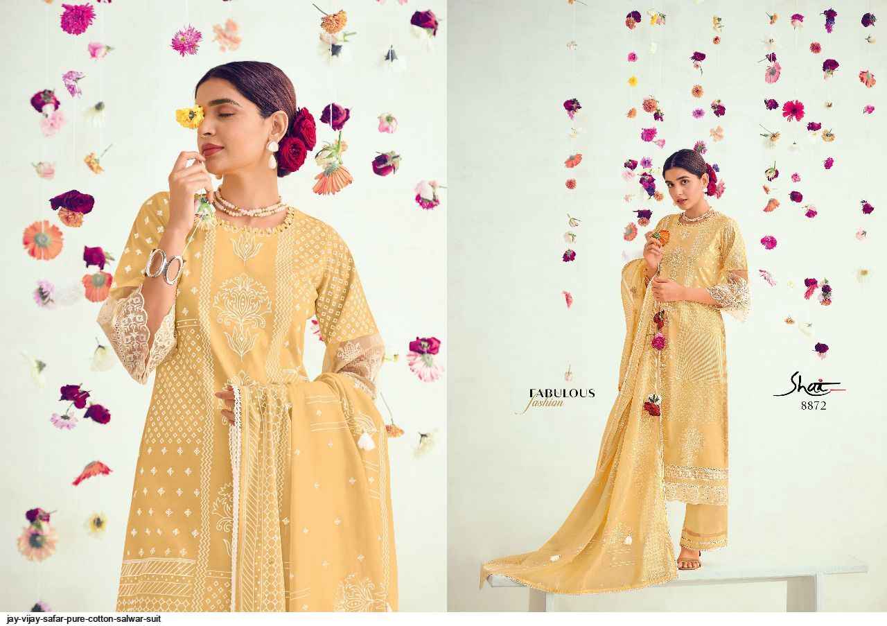 Jay Vijay Safar Pure Cotton Dress Material (6 Pc Catalouge)