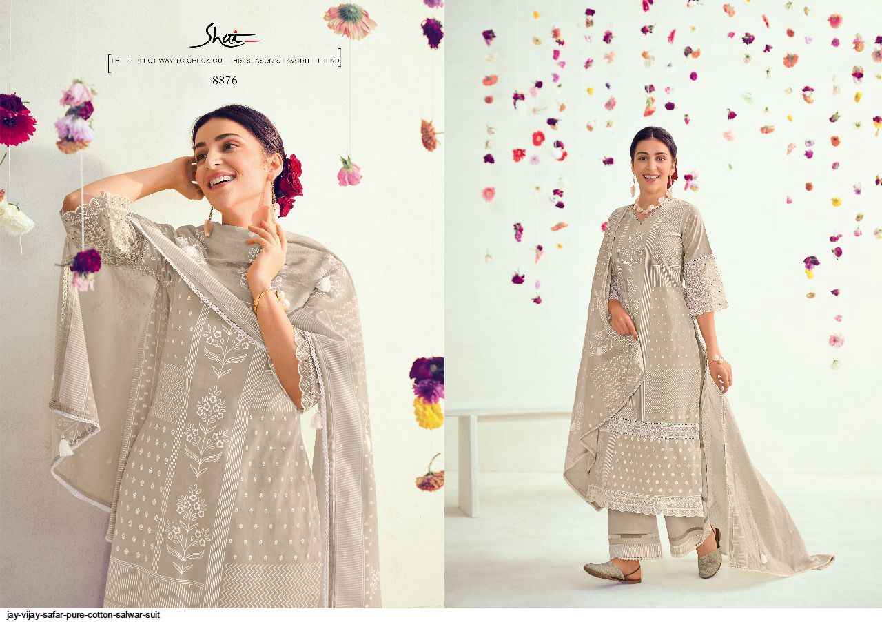 Jay Vijay Safar Pure Cotton Dress Material (6 Pc Catalouge)