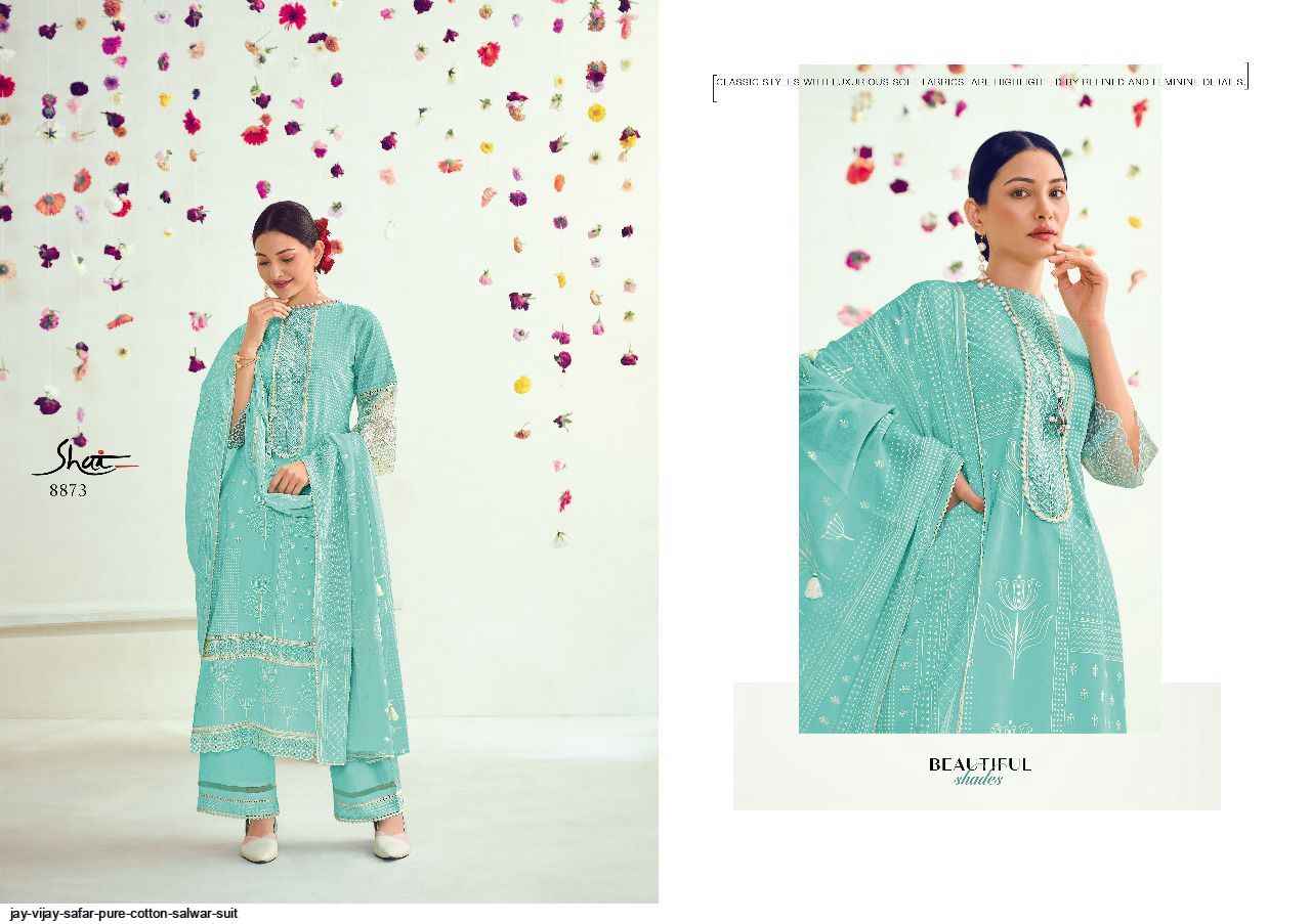Jay Vijay Safar Pure Cotton Dress Material (6 Pc Catalouge)