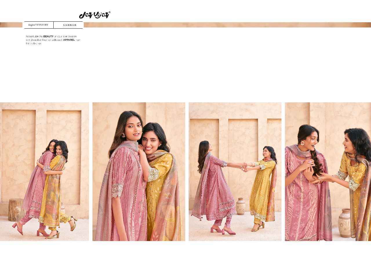 Jay Vijay Saheli Muslin Dress Material (6 Pc Catalouge)