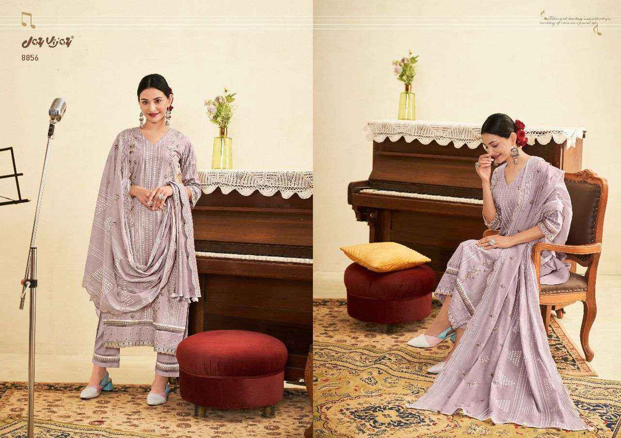 Jay Vijay Sargam Pure Cotton Dress Material (06 Pc Cataloge)