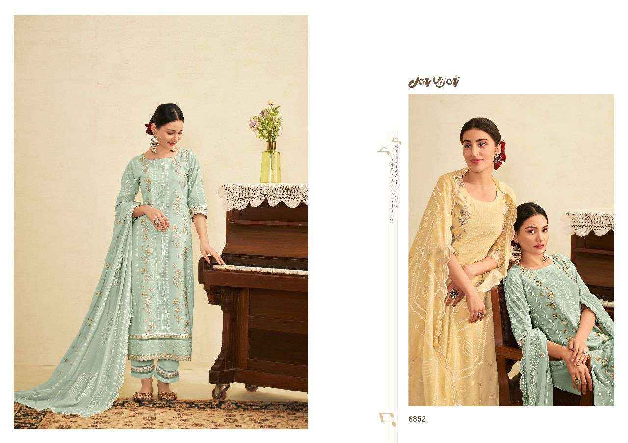 Jay Vijay Sargam Pure Cotton Dress Material (06 Pc Cataloge)