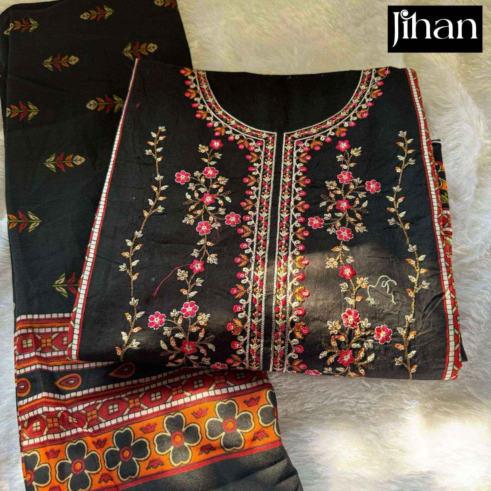 Jihan Scarlet Vol 2 Lawn Cotton Dress Material 3 pcs Catalogue