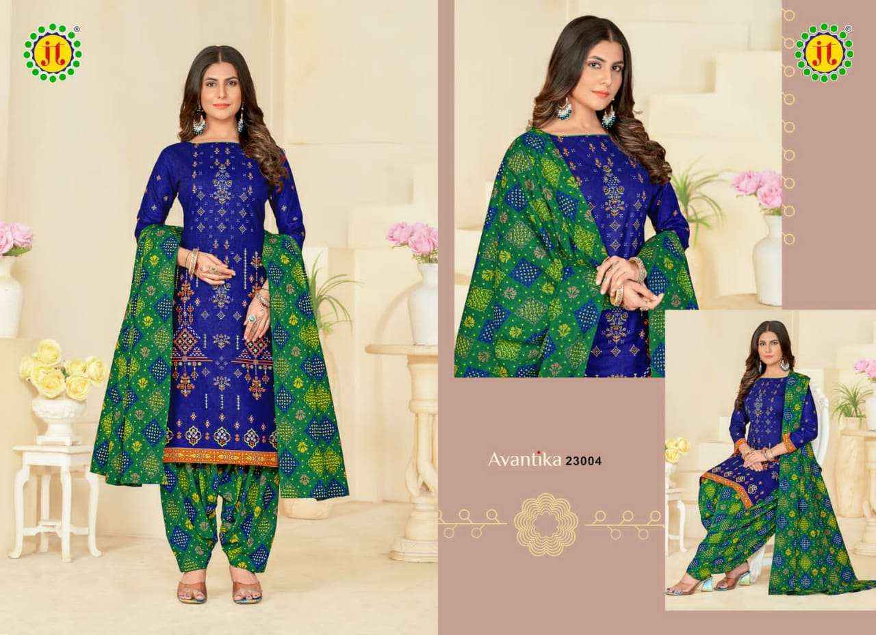 Jt Avantika Vol 23 Cotton Dress Material 10 pcs Catalogue