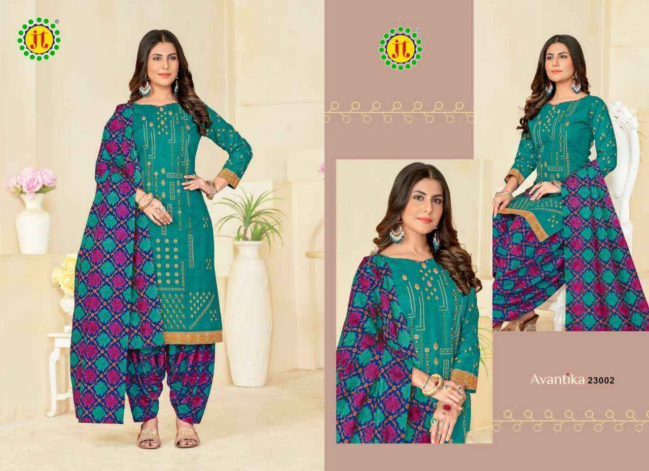 Jt Avantika Vol 23 Cotton Dress Material 10 pcs Catalogue