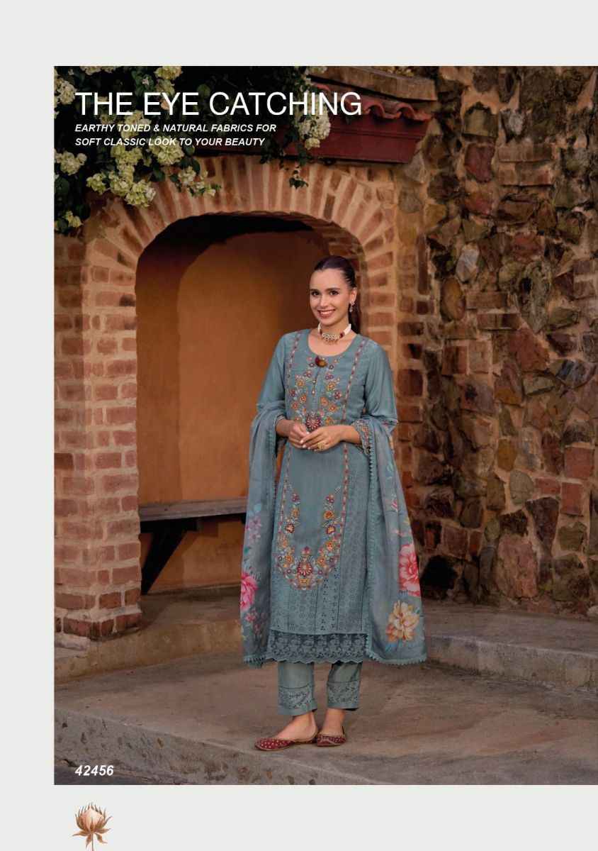 Kailee Fashion Safarnama Vol 3 Viscouse Muslin Kurti Combo 6 pcs Catalogue