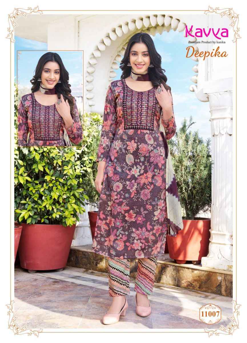 Kavya Deepika Vol 11 Cotton Kurti Combo 10 pcs Catalogue