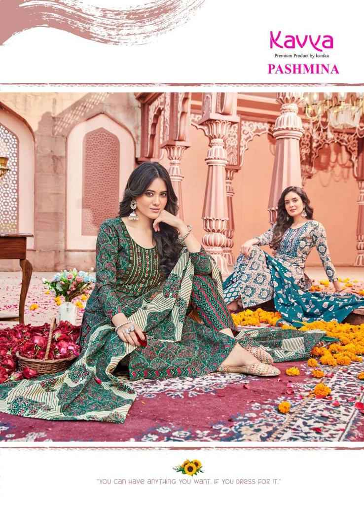 Kavya Pashmina Vol 4 Pashmina Cotton Kurti Combo Wholesale Kurtis Store online