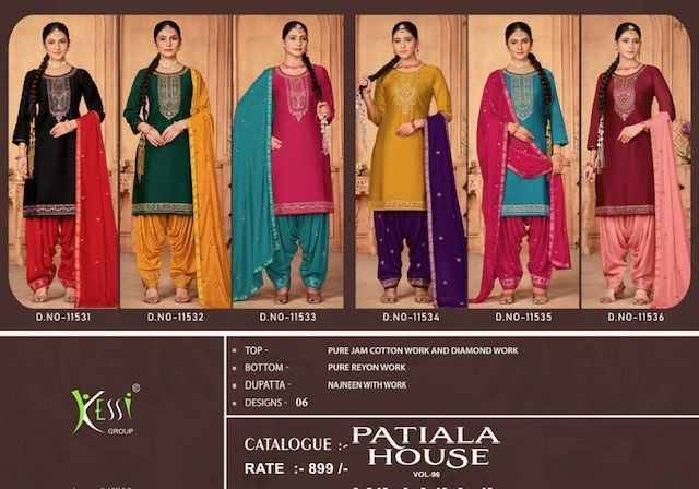 Kessi Patiala House Vol 96 Cotton Dress Material 6 pcs Catalogue