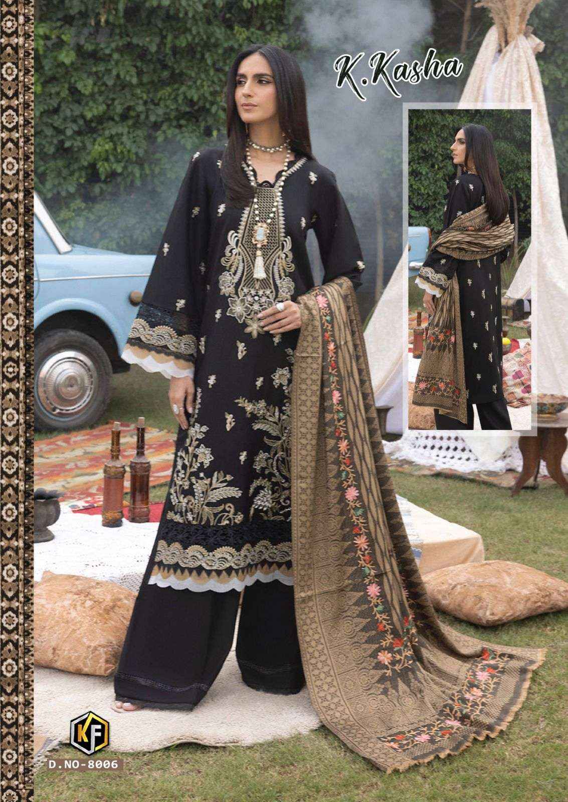 Keval Fab K Kasha Vol 8 Cotton Dress Material 6 pcs Catalogue