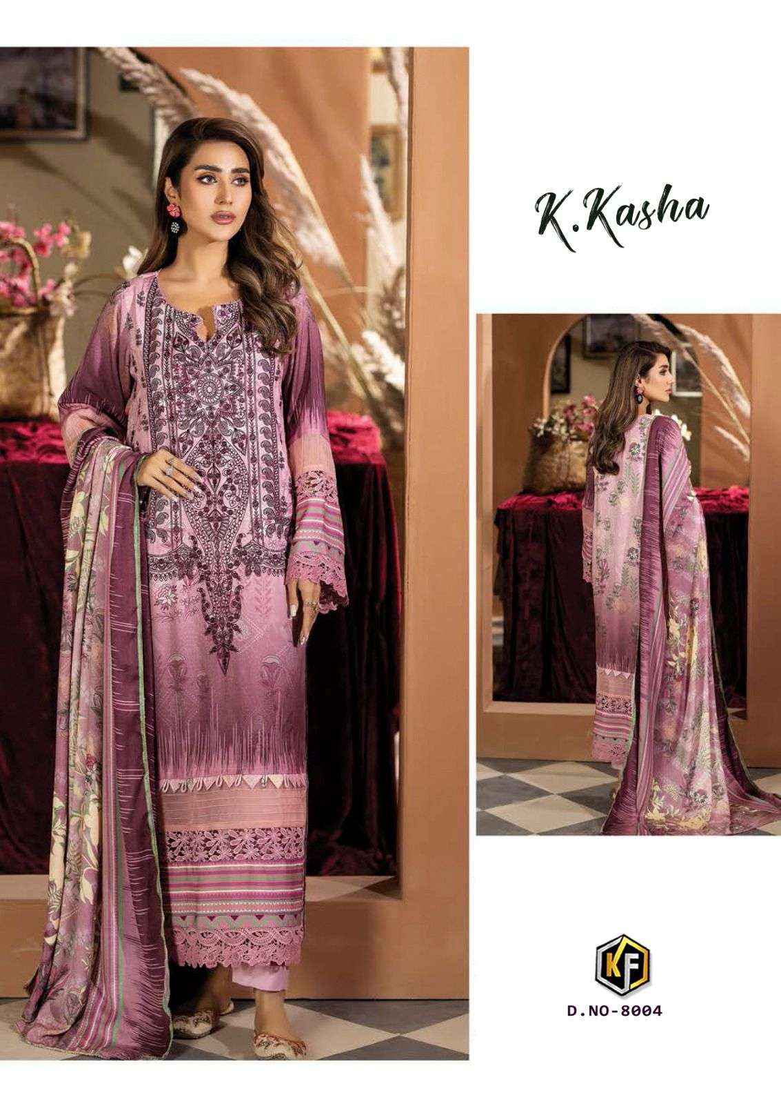 Keval Fab K Kasha Vol 8 Cotton Dress Material 6 pcs Catalogue